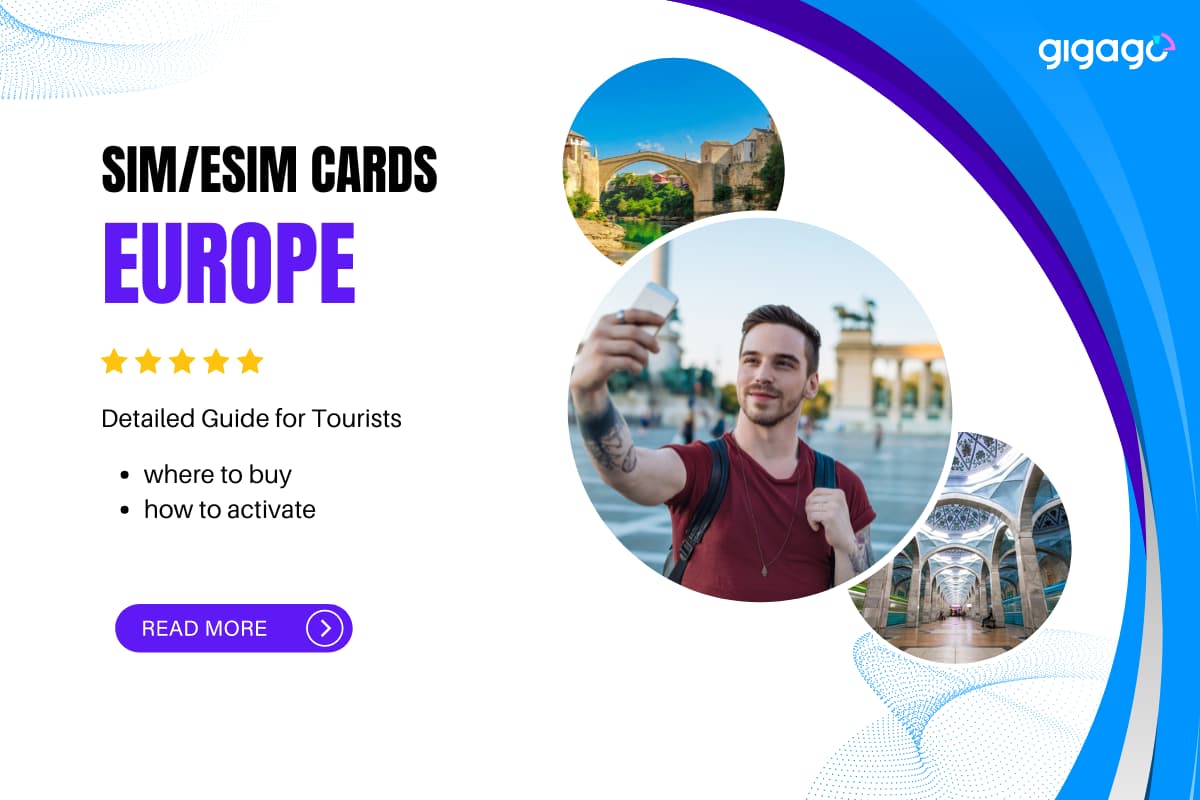 SIM card in Europe - Where to buy 