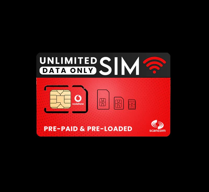 Vodafone SIM card in the UK